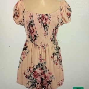 Floral Forever 21 Romper